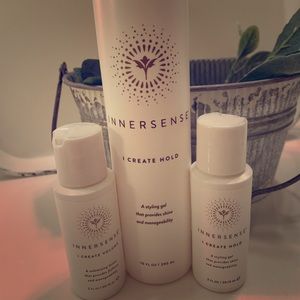 Innersense I create hold full bottle and travel